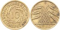 Deutschland 10 Pfennig 10 Reichspfennig 1930F ss J 317 -