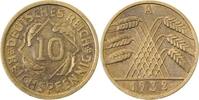Deutschland 10 Pfennig 10 Reichspfennig 1932 A vz J 317 -