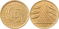Deutschland 10 Pfennig 10 Reichspfennig 1932 F vz J 317 -
