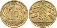 Deutschland 10 Pfennig 10 Reichspfennig 1935 J vz J 317 -