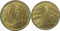 Deutschland 10 Pfennig 10 Reichspfennig 1936 A prfr/st J 317 -