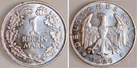 Deutschland 1 Reichsmark 1 Reichmark 1926 F prfr/stgl! J 319 TOP minimaler Randfehler -