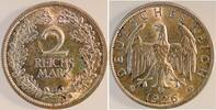 Deutschland 2 Reichsmark 2 Reichsmark 1926J kl. Krätzerchen, Archiv Franquinet -