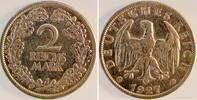 Deutschland 2 Reichsmark 2 Reichsmark 1927 J sehr schön +, Archiv Franquinet -