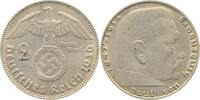Deutschland 2 Reichsmark 2 Reichsmark Hindenburg 1936 J ss/vz J 366 -