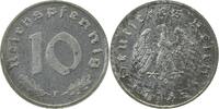 Deutschland 10 Pfennig 10 Pfennig 1945 F Alliierte Besatzung Polierte Platte RAR -