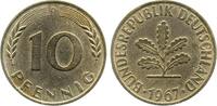 Deutschland 10 Pfennig 10 Pfennig 1967 D f.bfr J 383 -