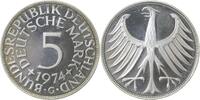 Deutschland 5 DM 5 DM 1974 G PP Proof J 387 -