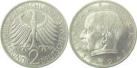 Deutschland 2 DM 2 Mark Max Planck 1966 F J 392 Erstabschlag -