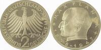 Deutschland 2 Mark 2 Mark Max Planck 1967 G J 392 PP Proof -