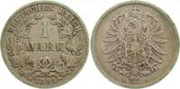 Deutschland 1 Mark 1 Mark 1881 J s+ J 009 -