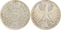 Deutschland 5 DM 5 Deutsche Mark 1957 F f bfr J 387 -