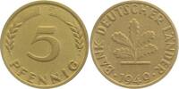 d 5 Pfennig 49 ohne Münzzeichen ss/vz