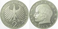 Deutschland 2 DM 2 Mark Max Planck 1967 J PP Prppf J 392 -