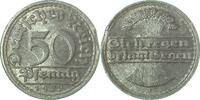 Deutschland 50 Pfennig Fehlprägung 50 Pfennig 1922 F kl. Zainende J 301 -