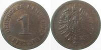 Deutschland 1 Pfennig 1 Pfennig 1875E ss- J 001 -
