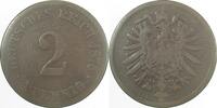 Deutschland 2 Pfennig 2 Pfennig 1875H s/ss J 002 -