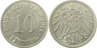Deutschland 10 Pfennig 10 Pfennig 1914A prfr. -