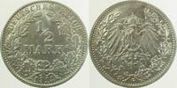 Deutschland 1/2 Mark 1/2 Mark 1913G J 016 Münzzeichen stark doppelt -