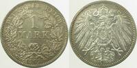 Deutschland 1 Mark 1 Mark 1909 G J 017 Kaiserreich -