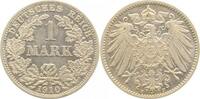 Deutschland 1 Mark 1 Mark 1910 F vz aus Erstabschlag J 017 -