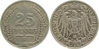 Deutschland 25 Pfennig 25 Pfennig 1909 F J 018 ss/vz -