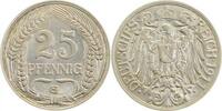 Deutschland 25 Pfennig 25 Pfennig 1911G J 018 ss/vz -