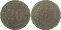 d 20Pfennig 1874B s/ss WS:stark dopp 写真