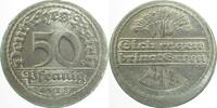 Deutschland 50 Pfennig Fehlprägung 50 Pf 1922E ohne Ring ohne Riffelung geprägt ! -