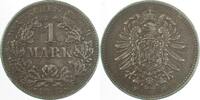 Deutschland 1 Mark 1 Mark 1881 F ss+ J 009 -