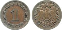 Deutschland 1 Pfennig 1 Pfennig 1902 G vz J 010 -