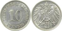 Deutschland 10 Pfennig 10 Pfennig 1900 A f prfr J 013 -