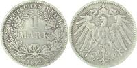 Deutschland 1 Mark 1 Mark 1892G ss- J 017 -