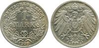Deutschland 1 Mark 1 Mark 1909 G J 017 Kaiserreich -