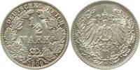 Deutschland 1/2 Mark 1/2 Mark 1906 G vz/stgl J 016 -