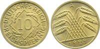 Deutschland 10 Pfennig 10 Reichspfennig 1929 A leichte Stempeldrehung J 317 -