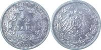 Deutschland 0.5 Mark 0,5 Mark 1917A prägefrisch Erstabschlag ungeschwärzt J 016 -