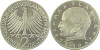 Deutschland 2 DM 2 Deutsche Mark Max Planck 1967 F PP J 392 2 DM -