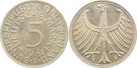 Deutschland 5 DM 5 Deutsche Mark 1961 J bfr/stgl J 387 5 DM -