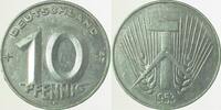 d 10 Pfennig DDR 1953E vz+