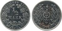 Deutschland 1/2 Mark Variante 1/2 Mark 1918 F offene 8 J 016 -