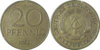 d 20Pfennig DDR 1984A ss/vz kl.Zaine