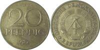 d 20Pfennig DDR 1984A ss kl.Zaindend