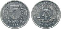 Deutschland 5 Pfennig Variante 5 Pfennig DDR 1989 Jahreszahl Stemepl geändert -