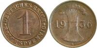 Deutschland 1 Reichspfennig 1 Reichspfennig 1936 E J 313 -
