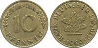 Deutschland 10 Pfennig 10 Pfennig 1949 G vz J 378 BDL -