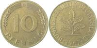 10 Pfennig 1967G BRD 1967G vz/stgl