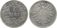 Deutschland 1 Mark 1 Mark 1882 H s+ J 009 -