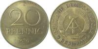 d 20Pfennig DDR 1980A stgl.fein/matt