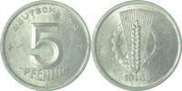 d 5 Pfennig DDR 1948A bfr/st dopp. Jahreszahl !!